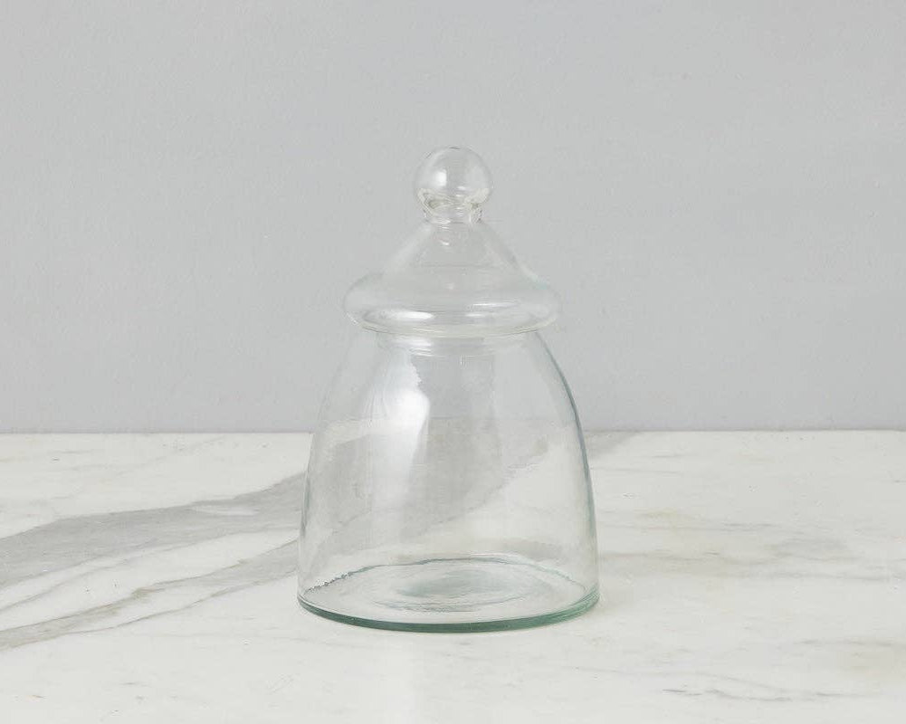 Vintage Glass Bon Bon Jar with Lid *