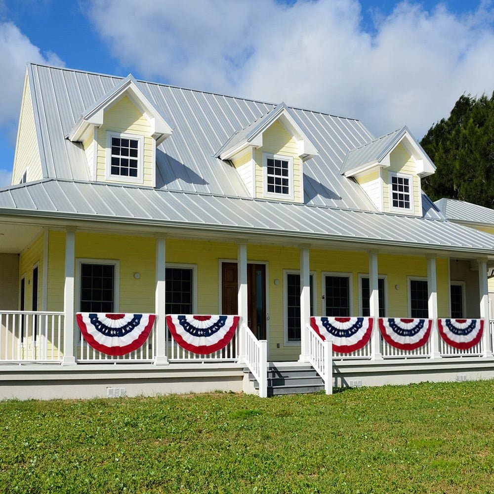 USA Embroidered Bunting