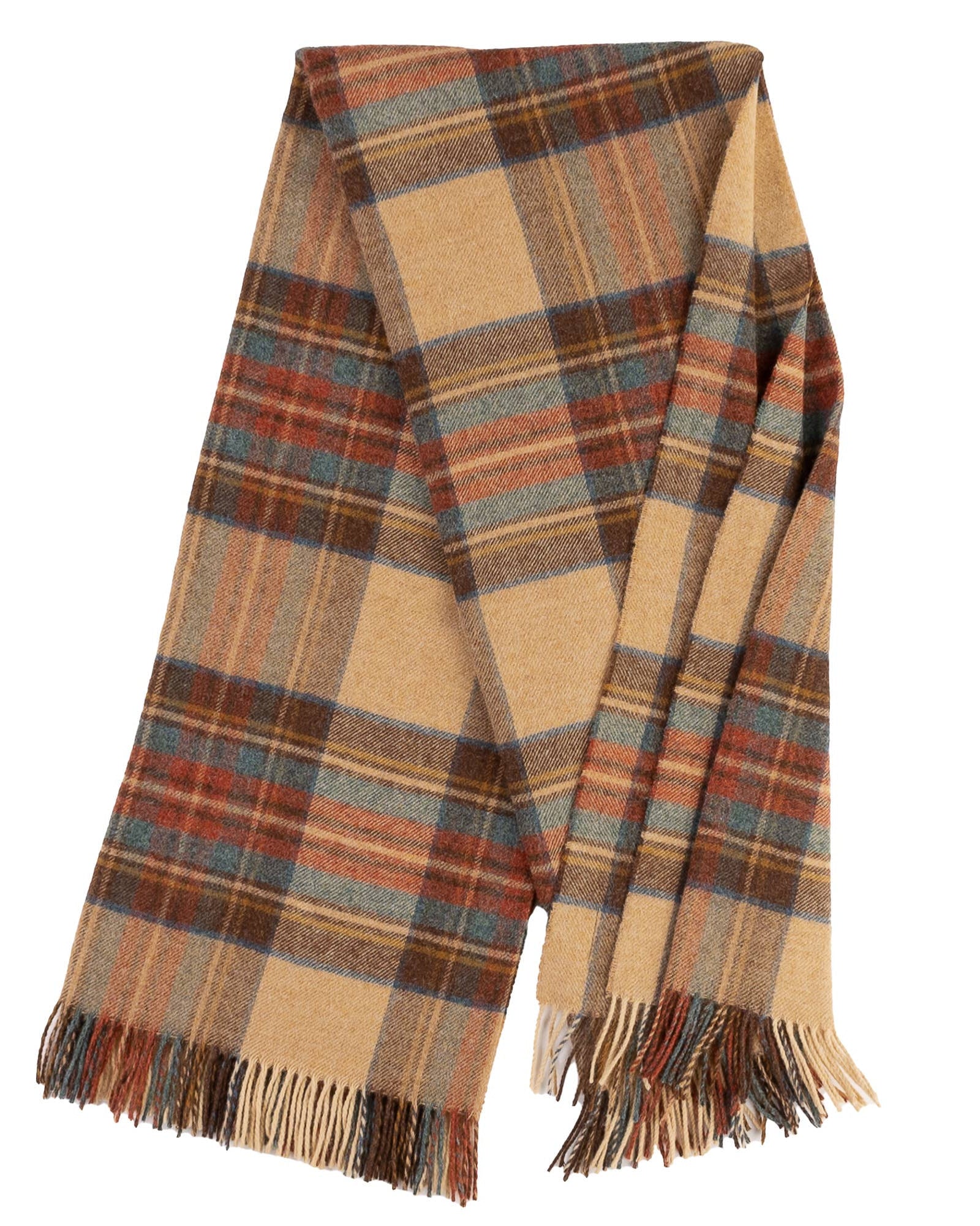 Hunting Stewart Wool Throw