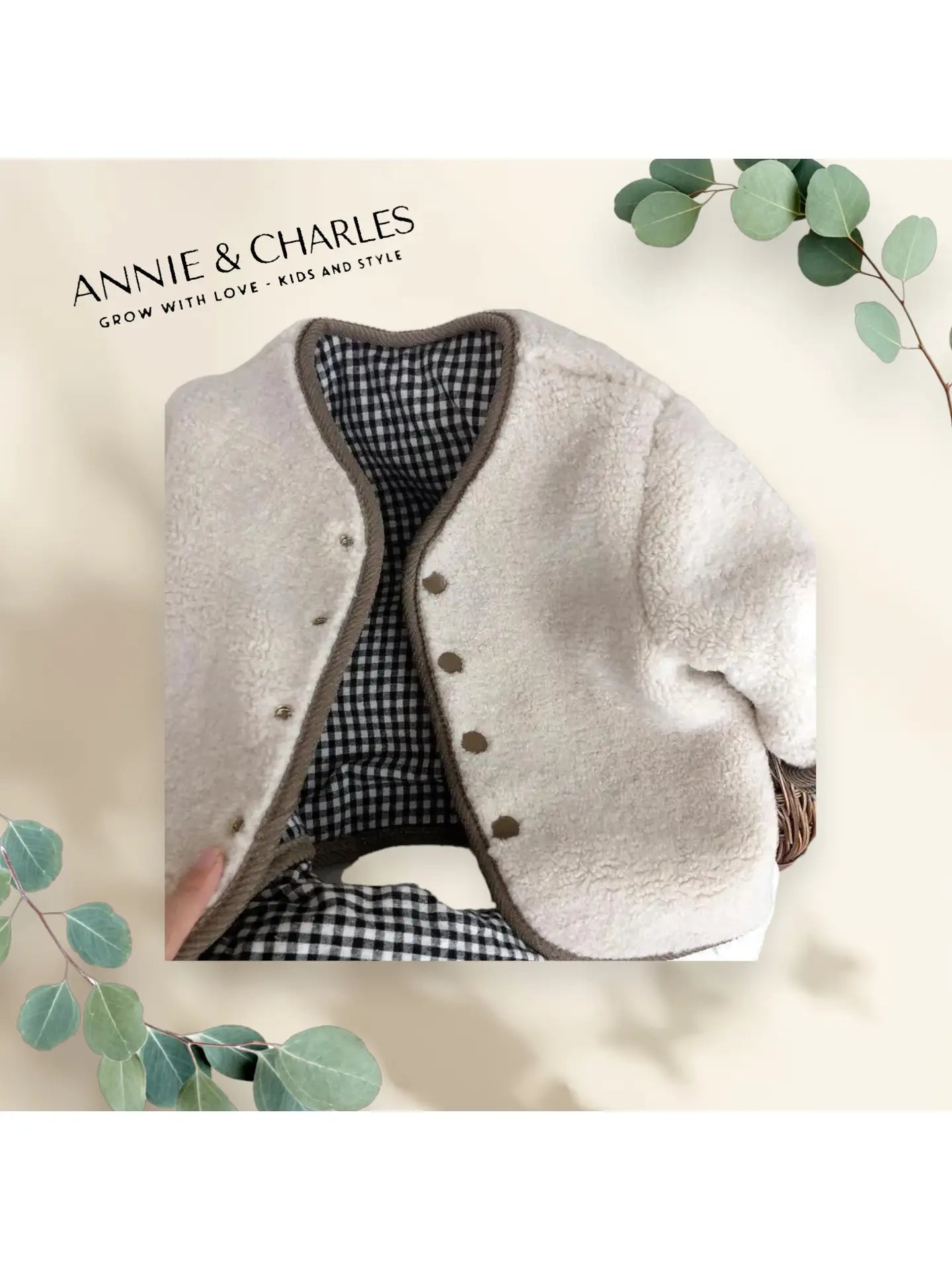 Annie & Charles® Fluffy Reversible Jacket