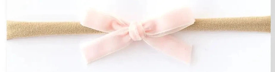 Mini Ribbon Bow - Nylon Headband