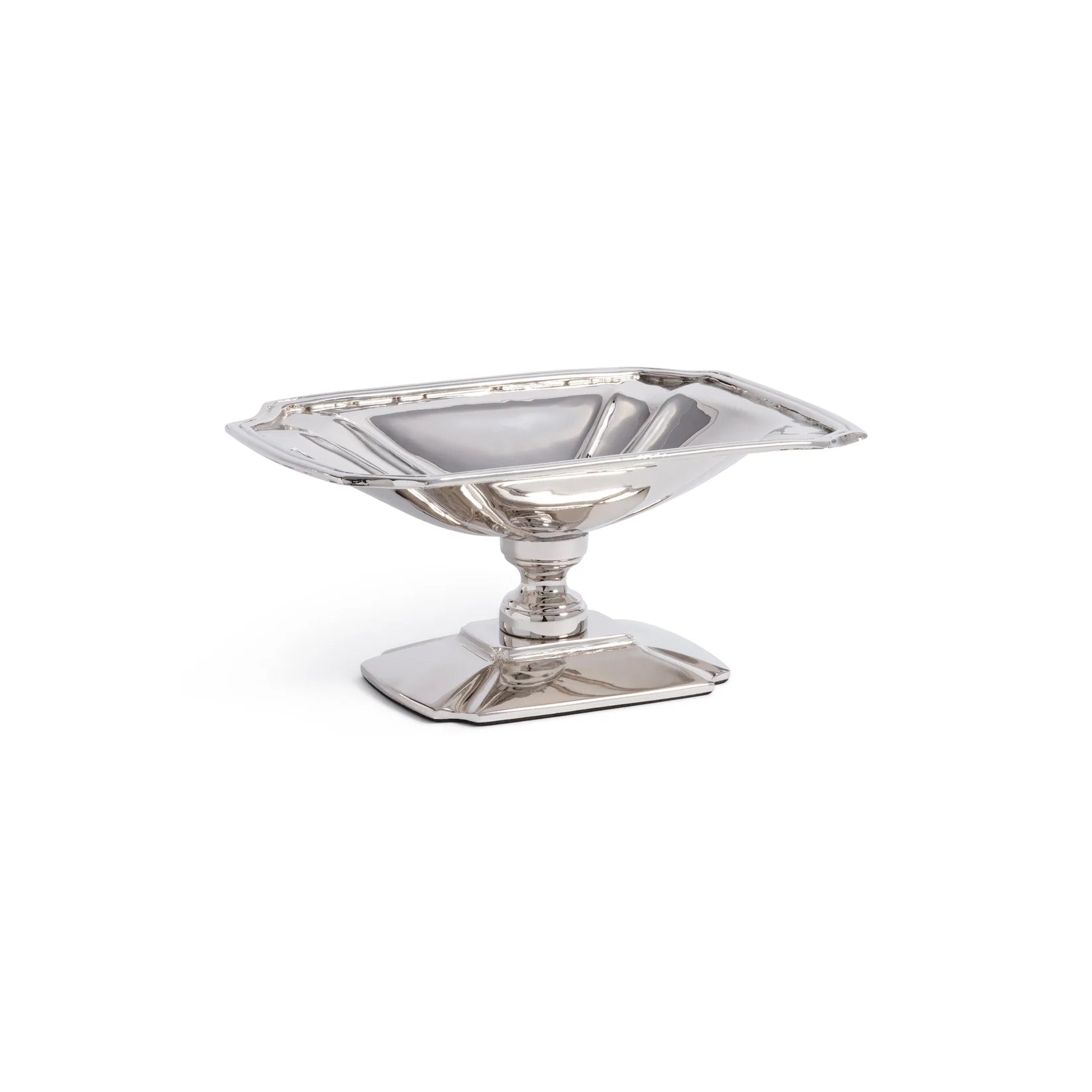 Antique Footed Dish-Polished Nickel