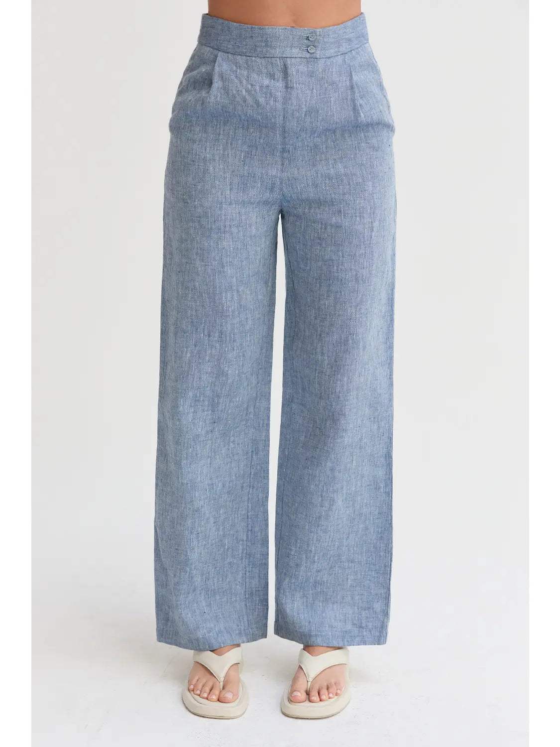 Helen Linen Wide Leg Pants