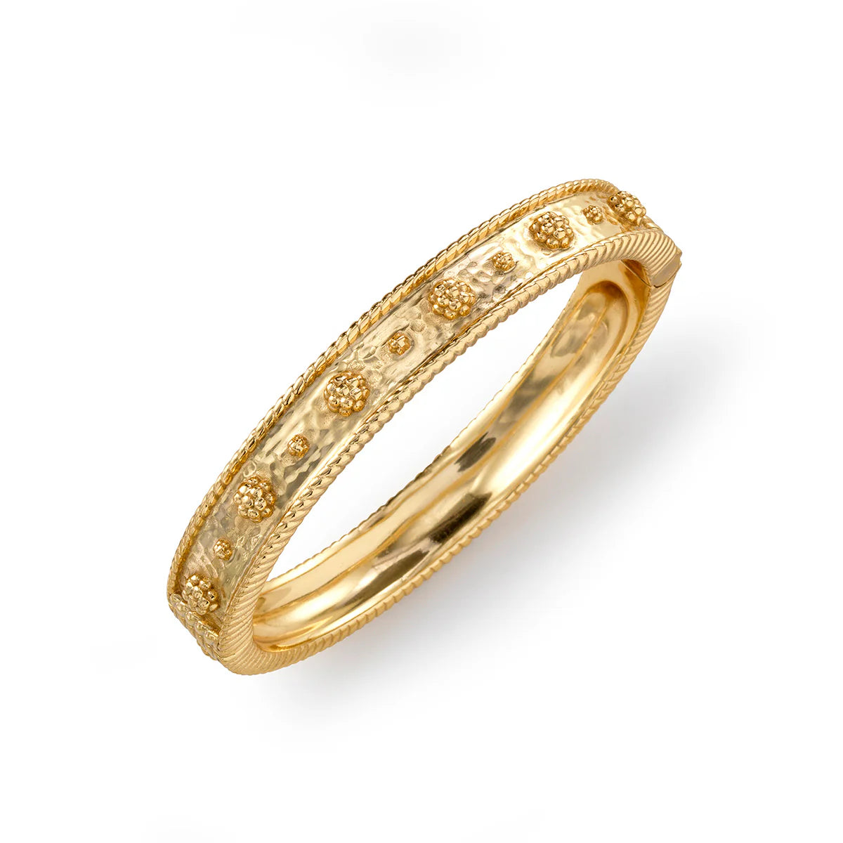 Berry Classic Gold Hinged Bangle
