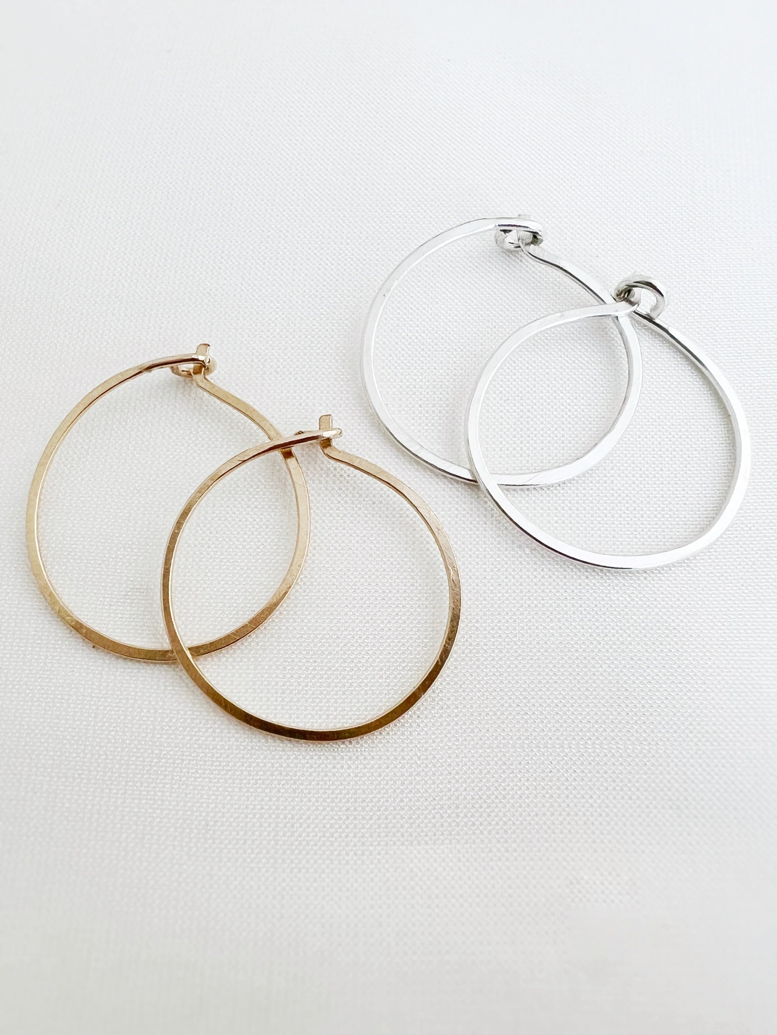 Hammered Hoops