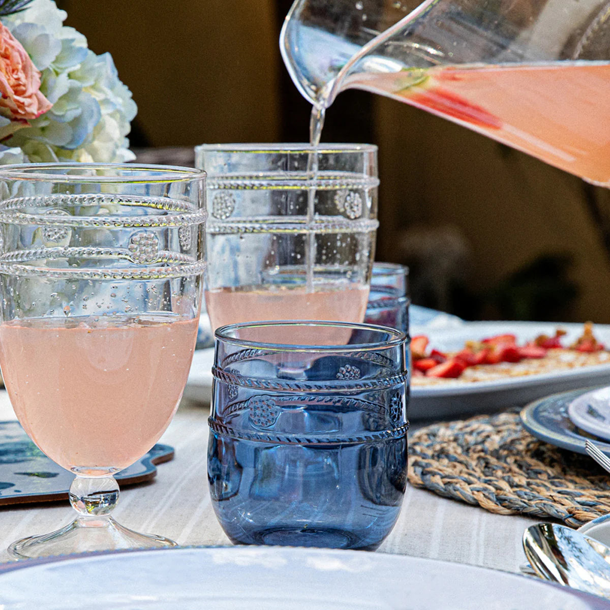 Isabella Acrylic Small Blue Tumbler