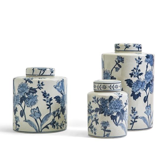 Japanese Blossom Tea Jar