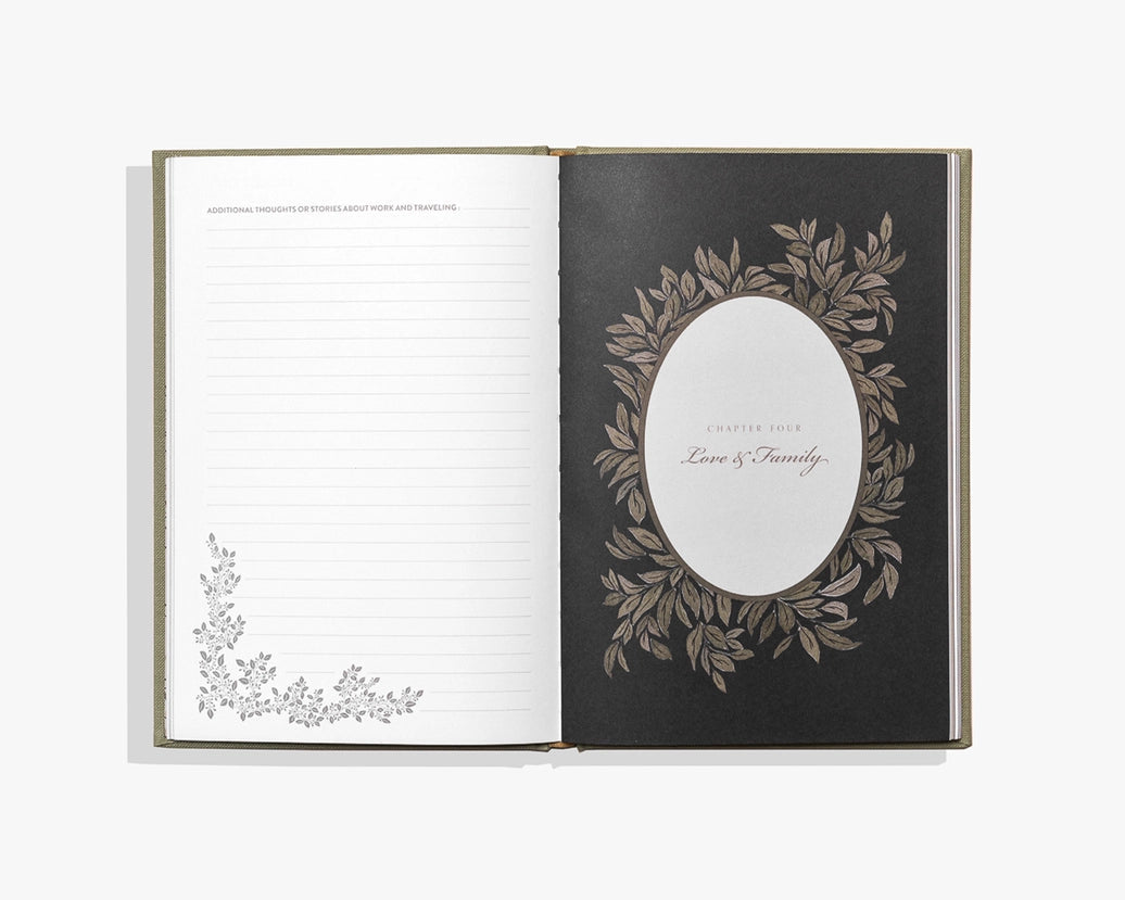 Mom's Story: A Memory and Keepsake Journal for My Family Hardcover
