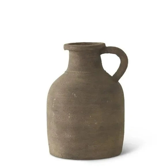 Tan Textured Terracotta Jug