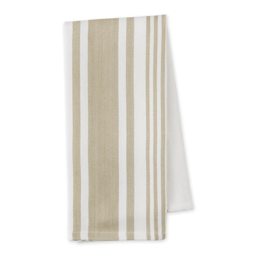 Satin Twill Stripe Dishtowel