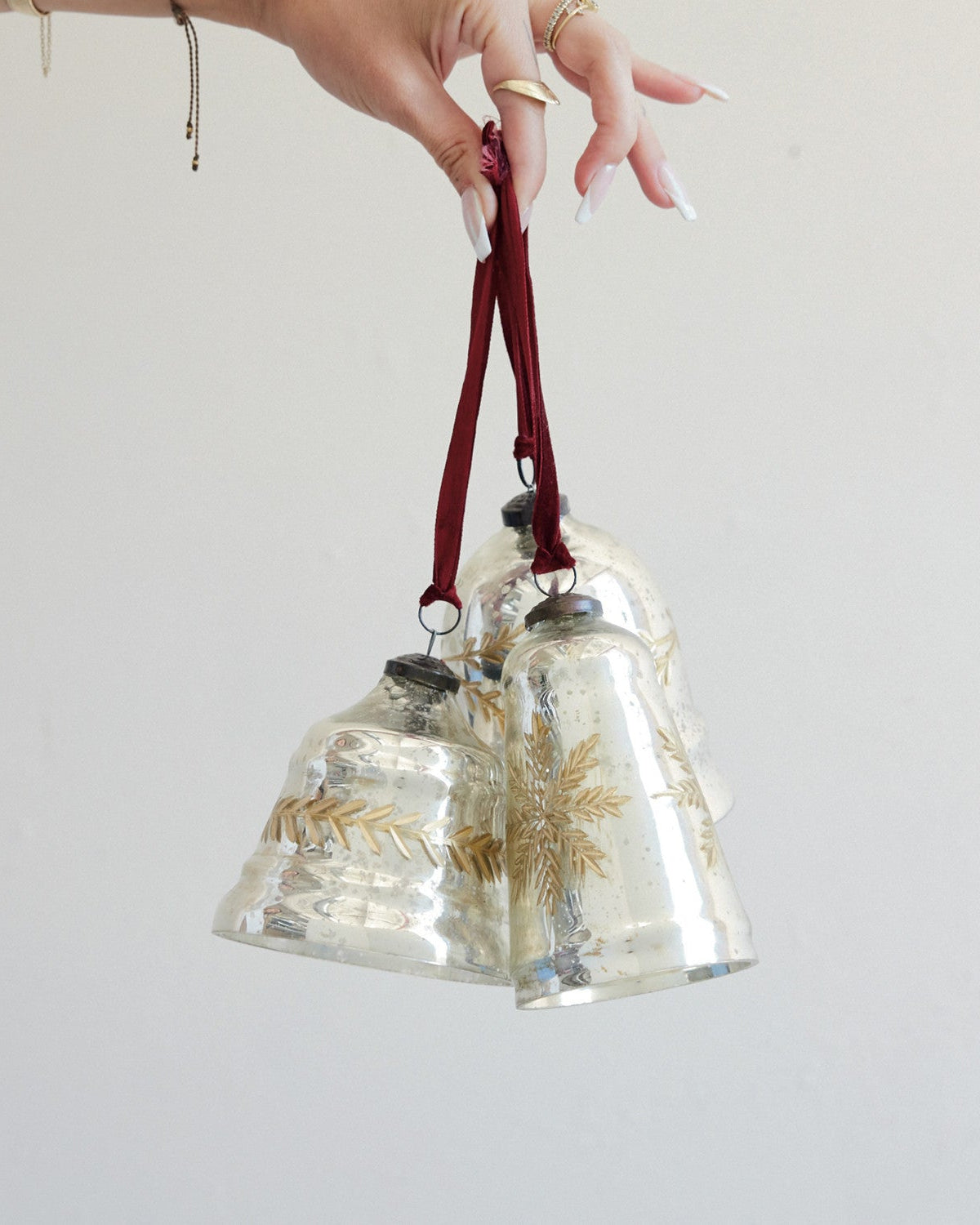 Mercury Glass Bell Ornament