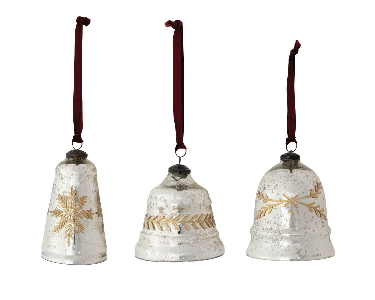 Mercury Glass Bell Ornament