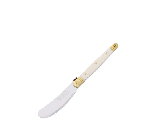 Jean Dubost Mini Spreader Ivory with Brass Detail