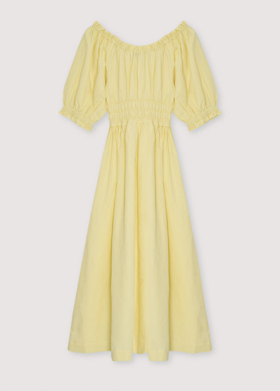 Amaryllis Soft Lemon Dress