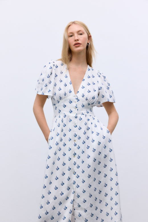 Melissa Print Dress