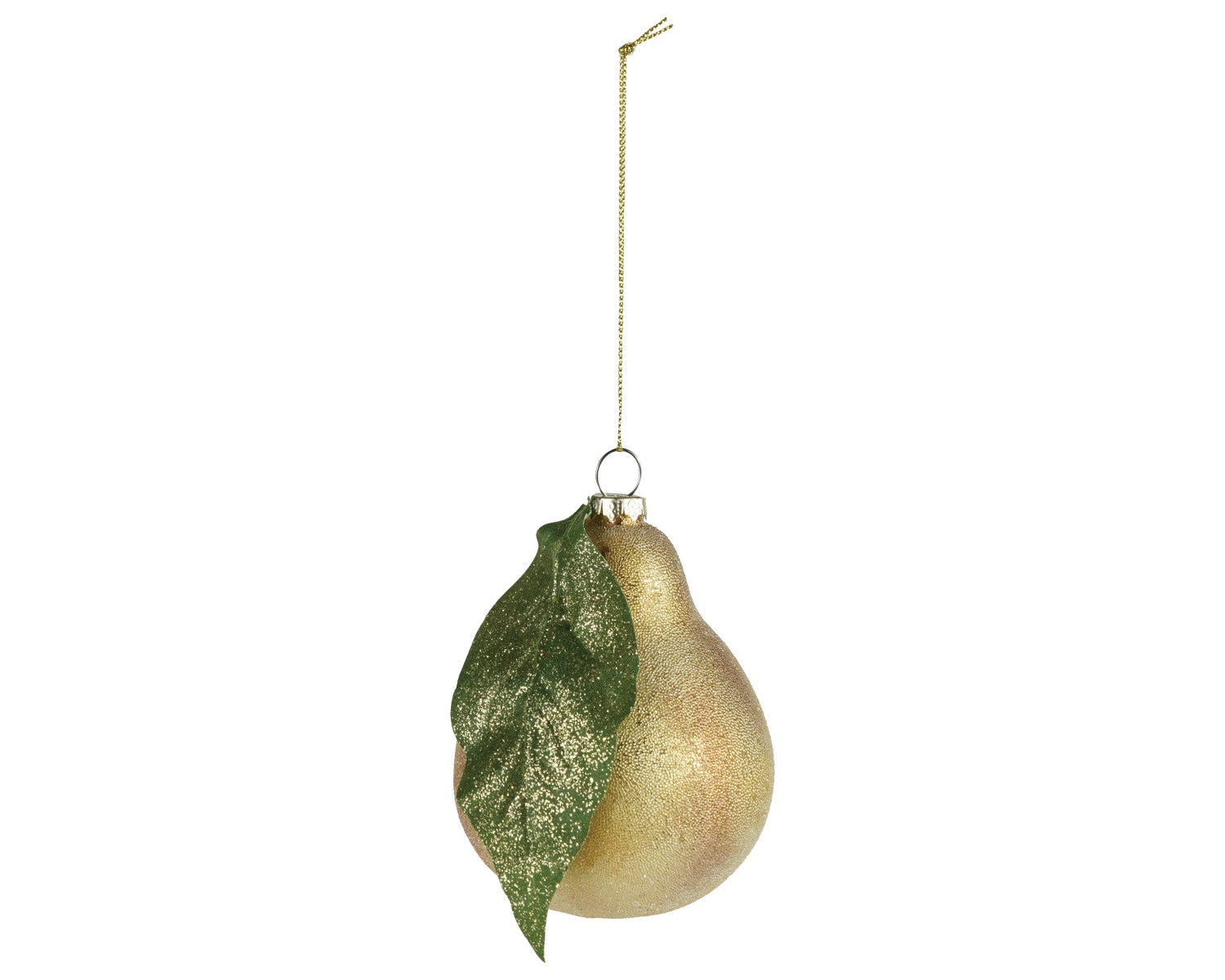 Glass Pear Ornament