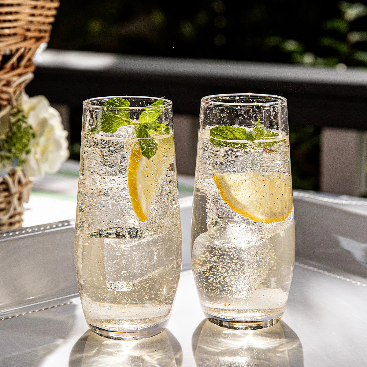 Provence Stemless Flute Set