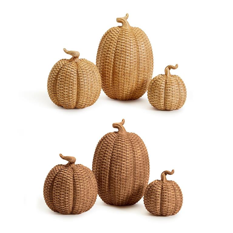 Basket Weave Pattern Pumpkins