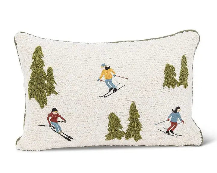 Ski Scene Pillow