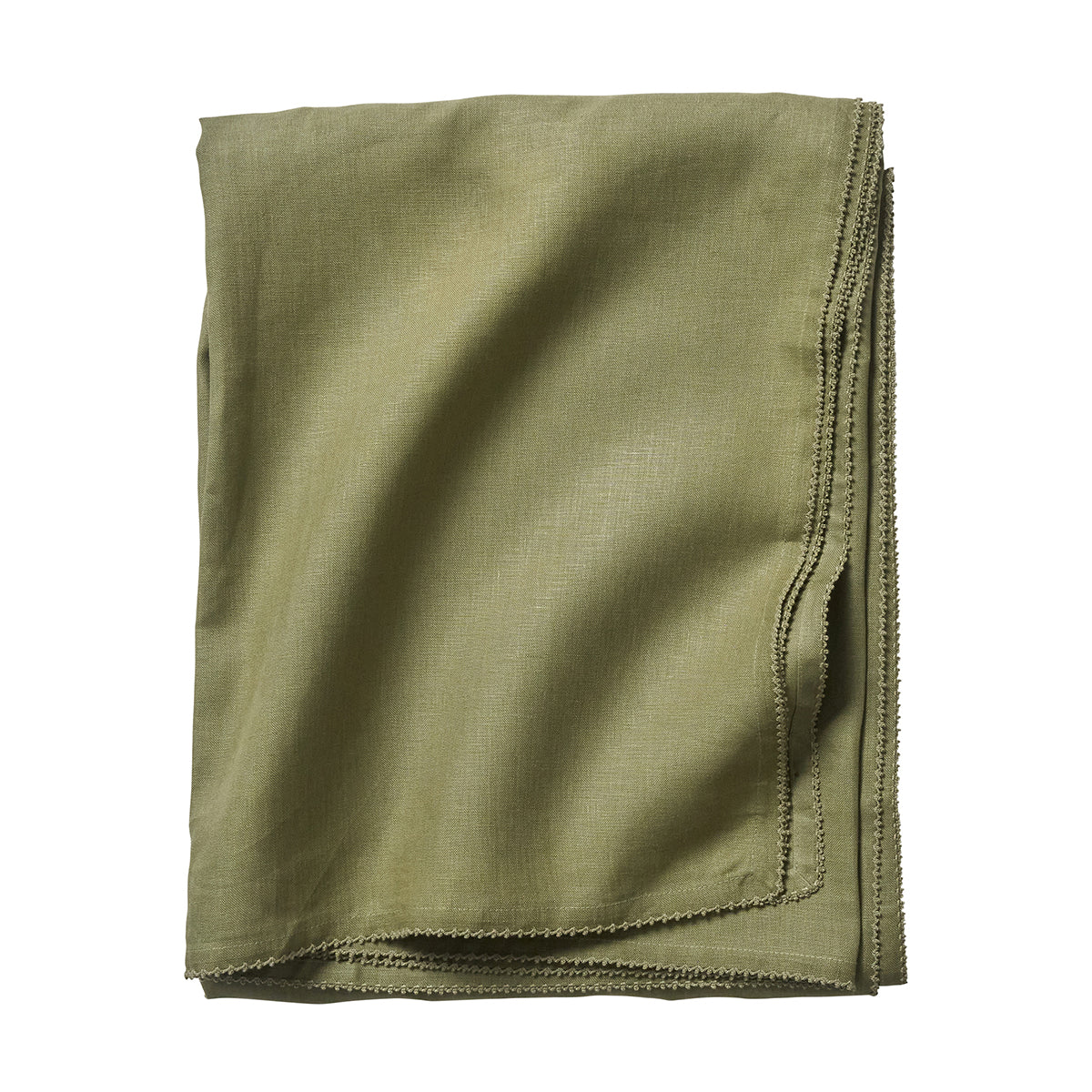 Sage Berry Scallop Tablecloth