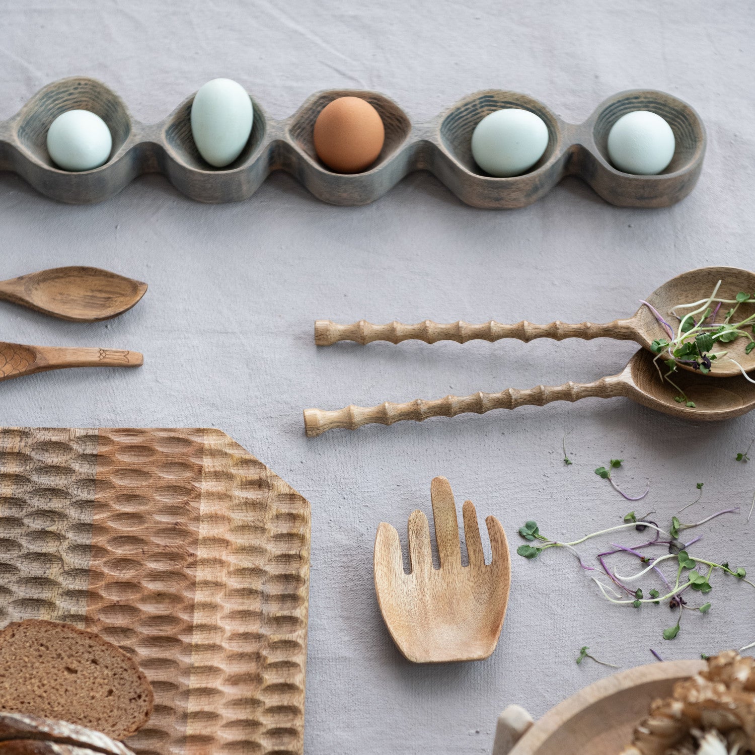 Wooden Salad Servers