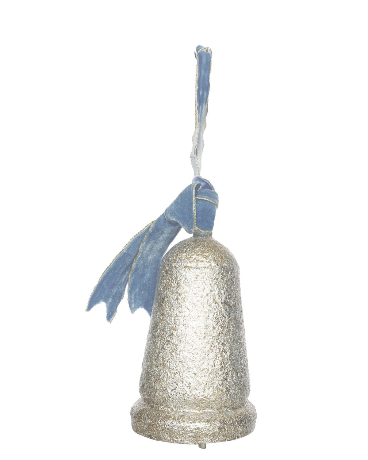 Blue Velvet Ribbon Bell