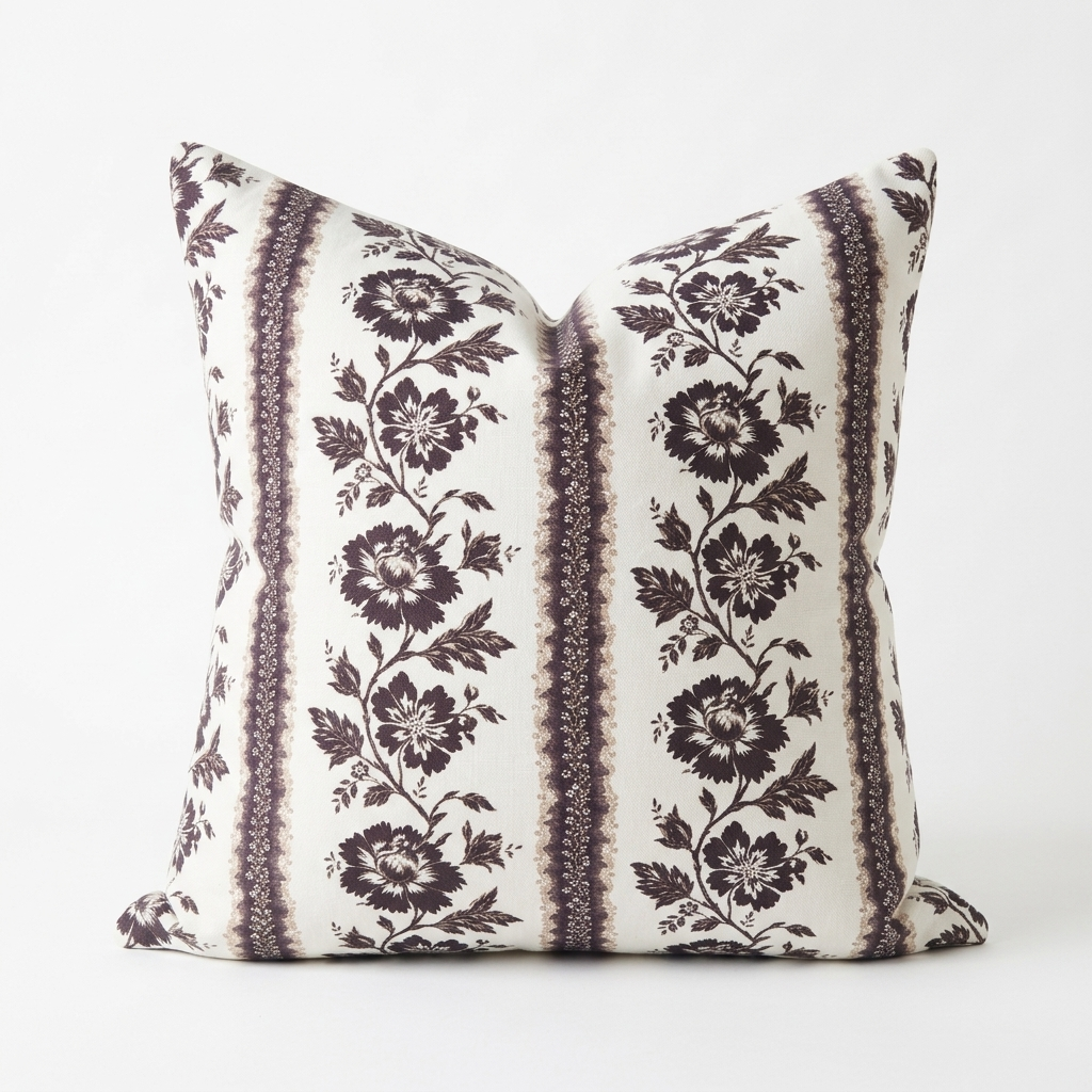 Evelyn Pillow in Bramble | Sand