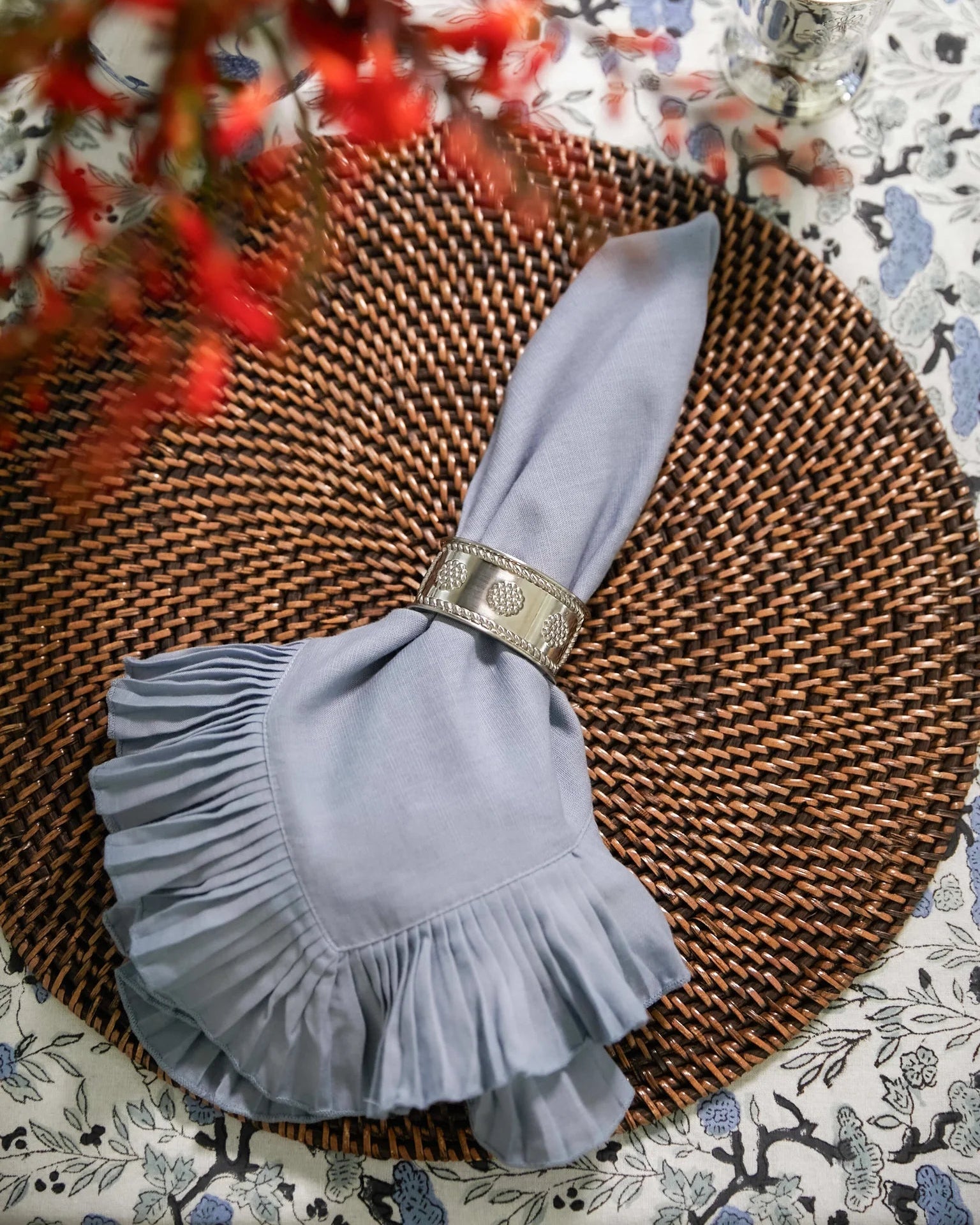 Mademoiselle Napkin Set of 4 - Chambray