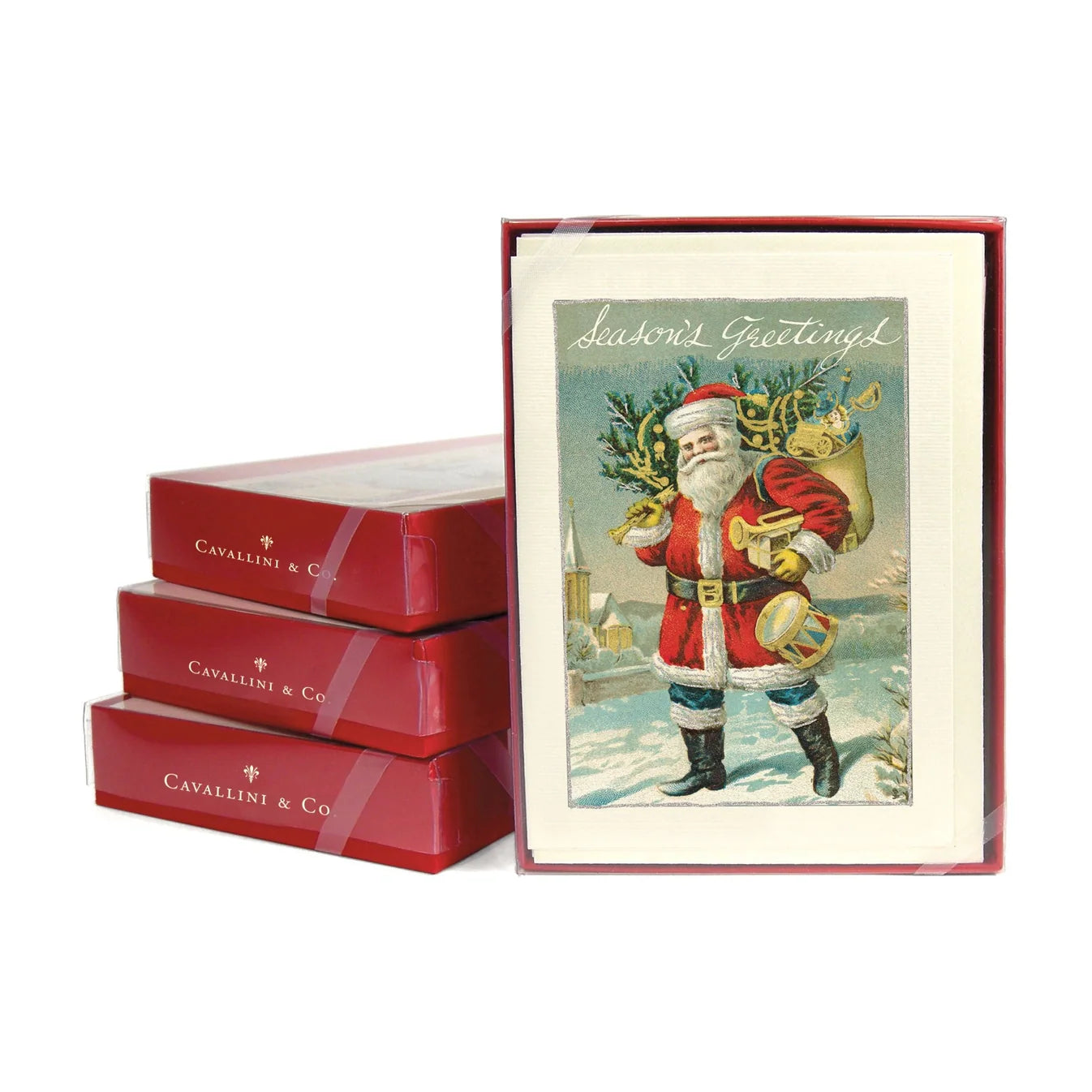 Santa Claus Christmas Boxed Notecards