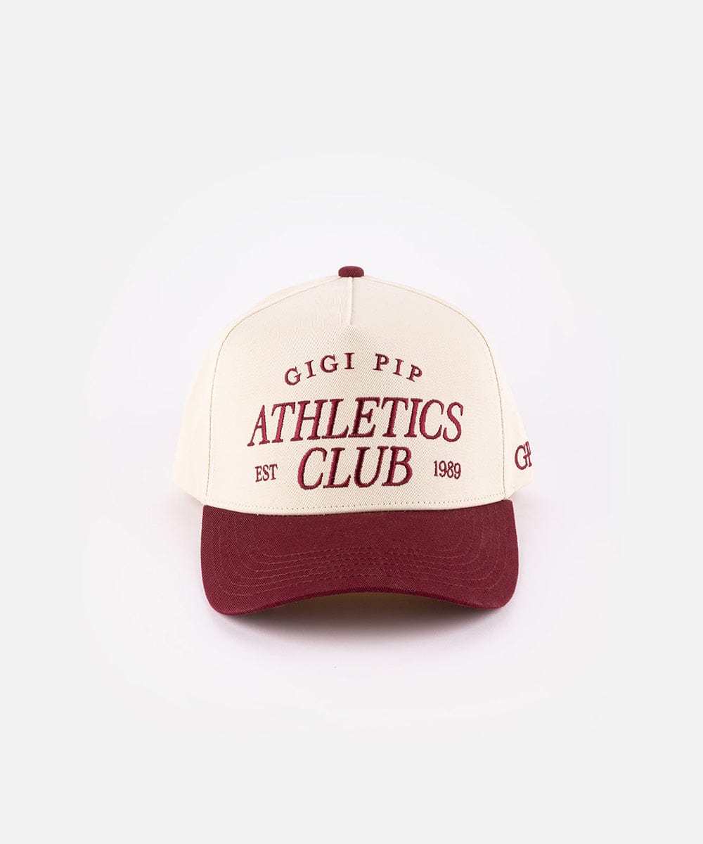 Athletics Club Ball Cap Burgundy