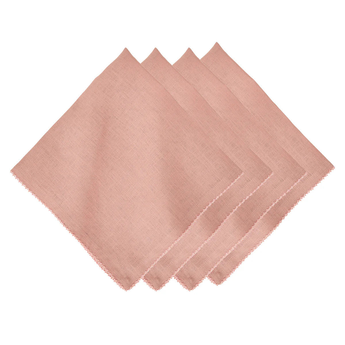 Berry Scallop Napkin Set of 4