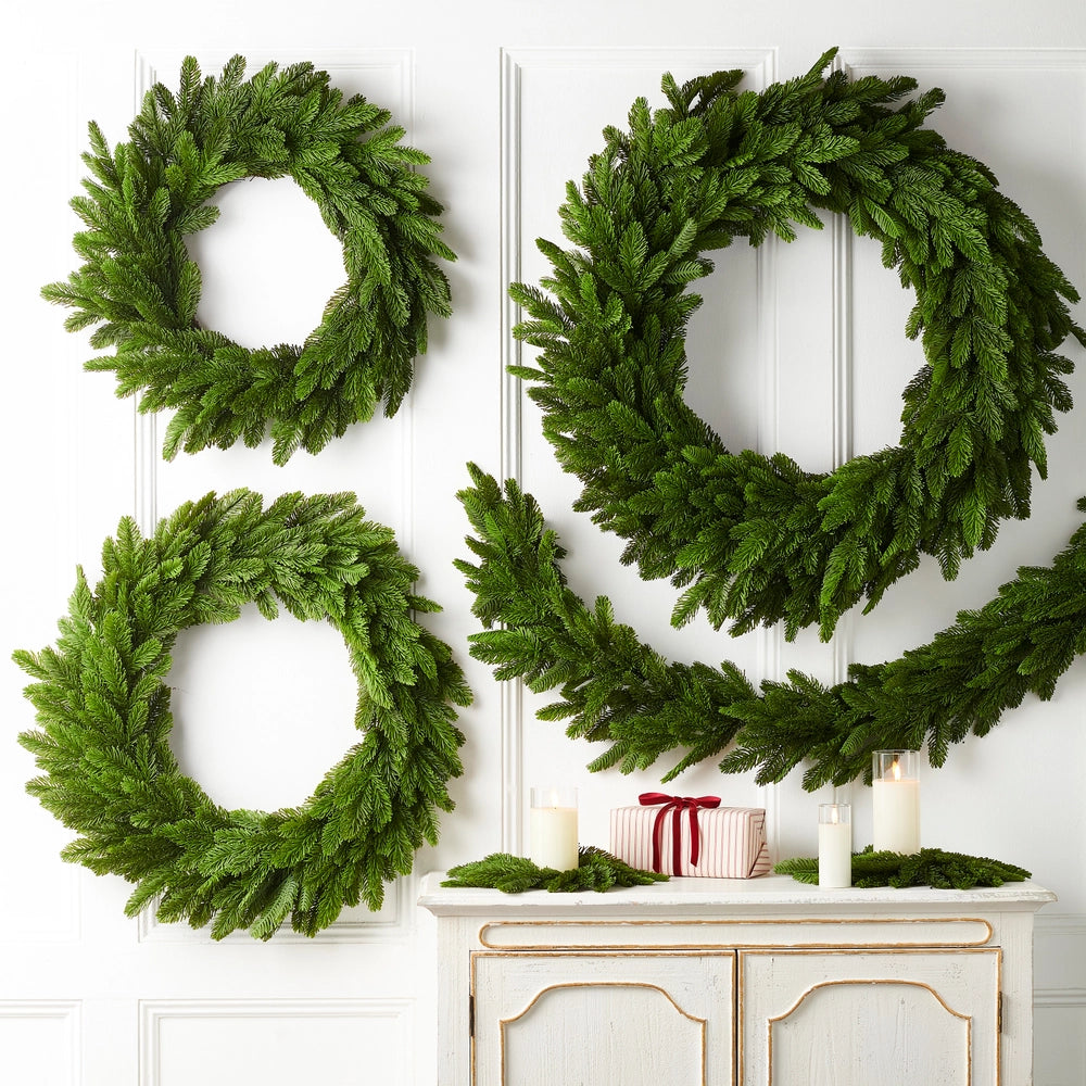 Evergreen Cedar Wreath