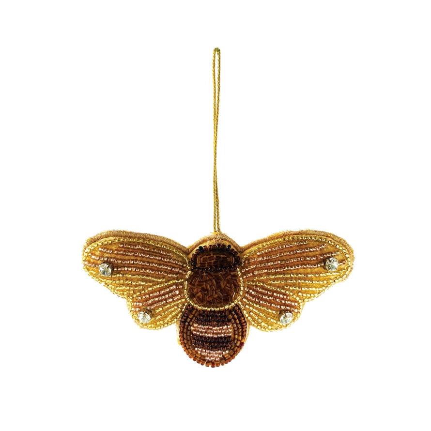 Beaded Bee Ornament