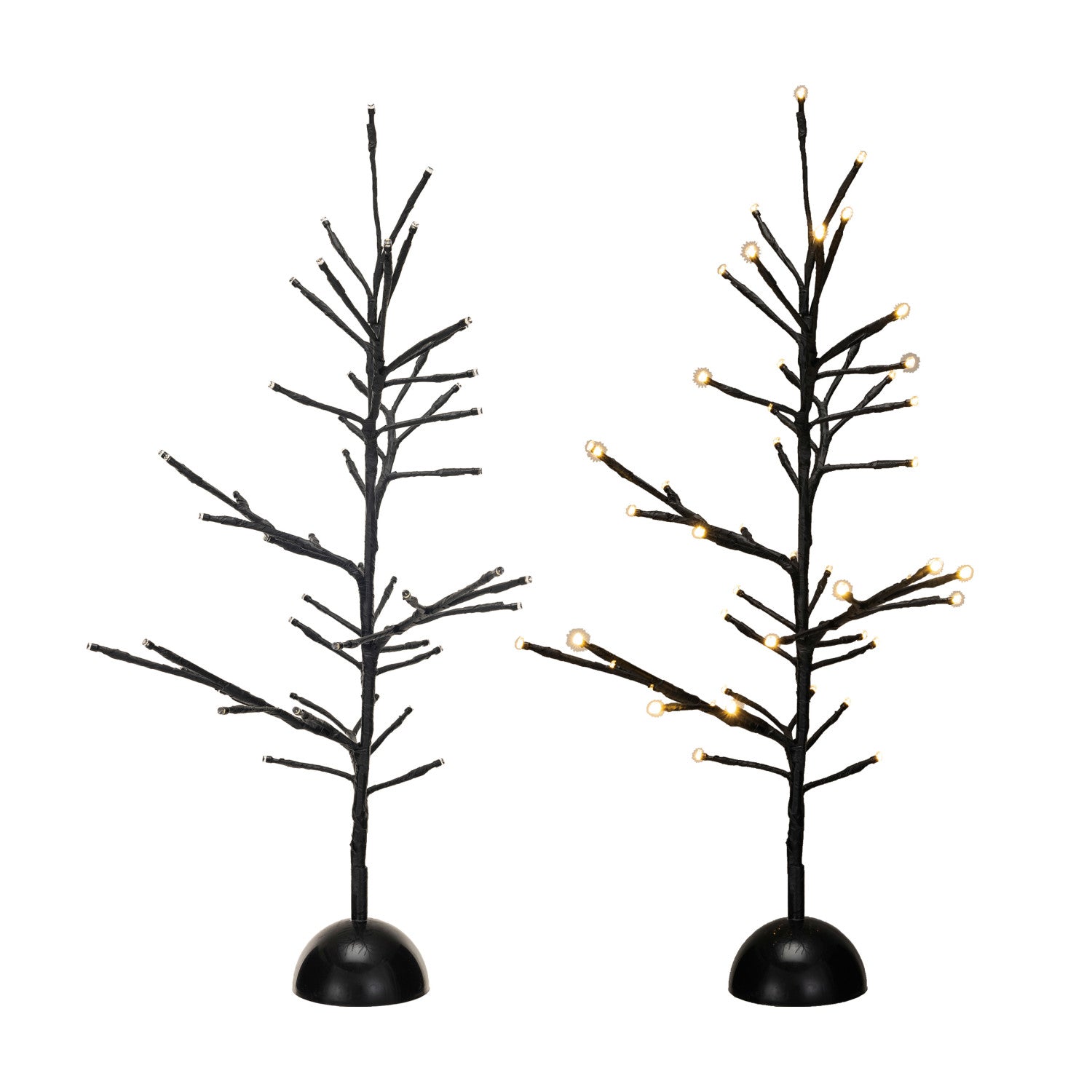 Metal Tree w/ LED Lights, Black