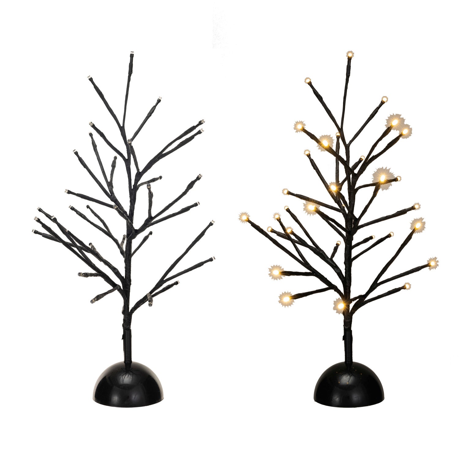 Metal Tree w/ LED Lights, Black