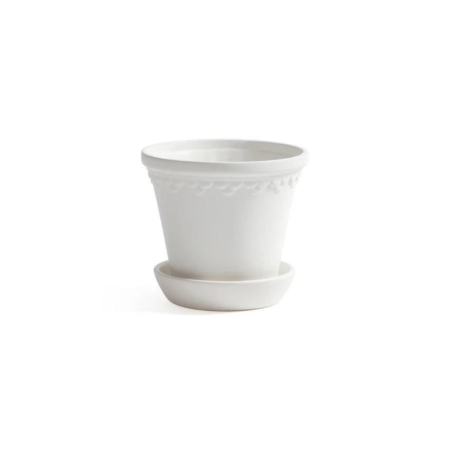 San Ysidro Flower Pot with Saucer