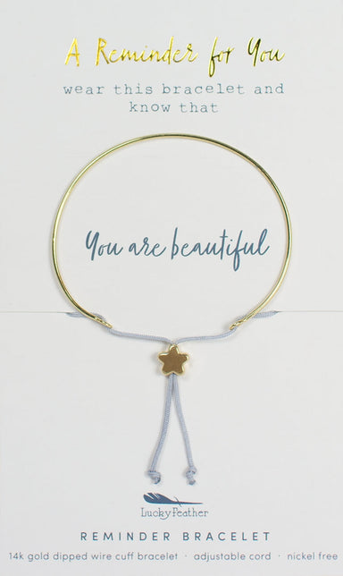 Reminder Bracelet - Gold - Beautiful
