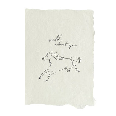 Horse Wild About You Card