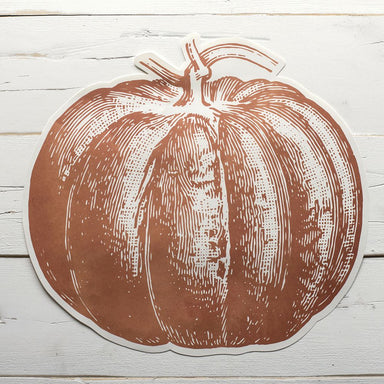 Hester & Cook Die Cut Pumpkin Placemat - 12 Sheets