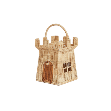 Rattan Castle Bag