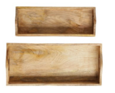 Rectangle Mango Wood Trays