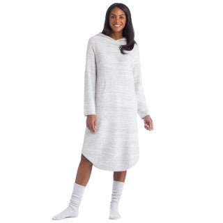 Marshmallow Hooded Lounger - Oprah's Fave Heather Grey