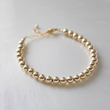 Gold Filled Beaded Bracelets 4MM