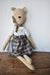 Agatha the Bear Doll Petite - Blueberry Pie Skirt