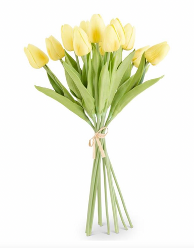 Real Touch Tulip Bunch |Yellow|