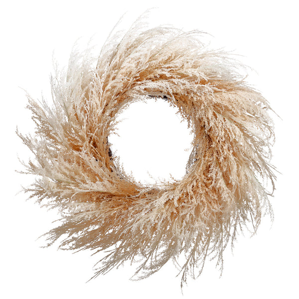 36" Pampas Grass Wreath