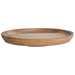 Mango Wood Lazy Susan w/ Scalloped Edge