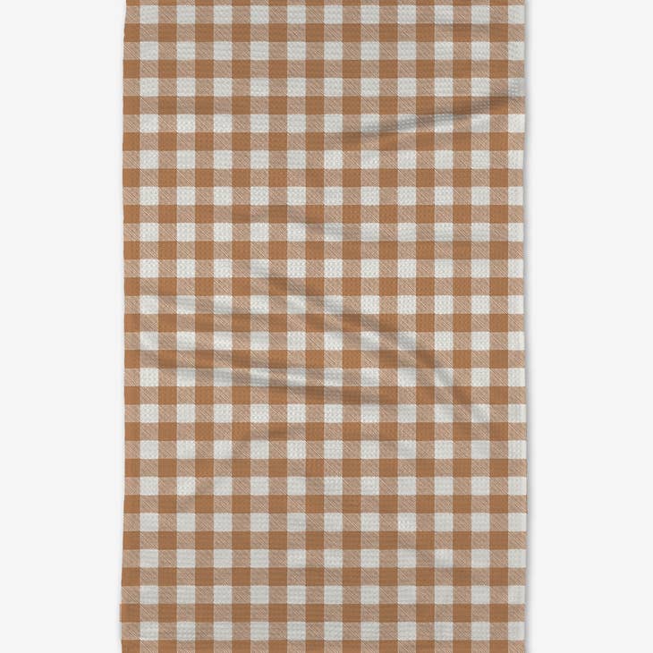 Geometry Kitchen Tea Towel Merry Plaid