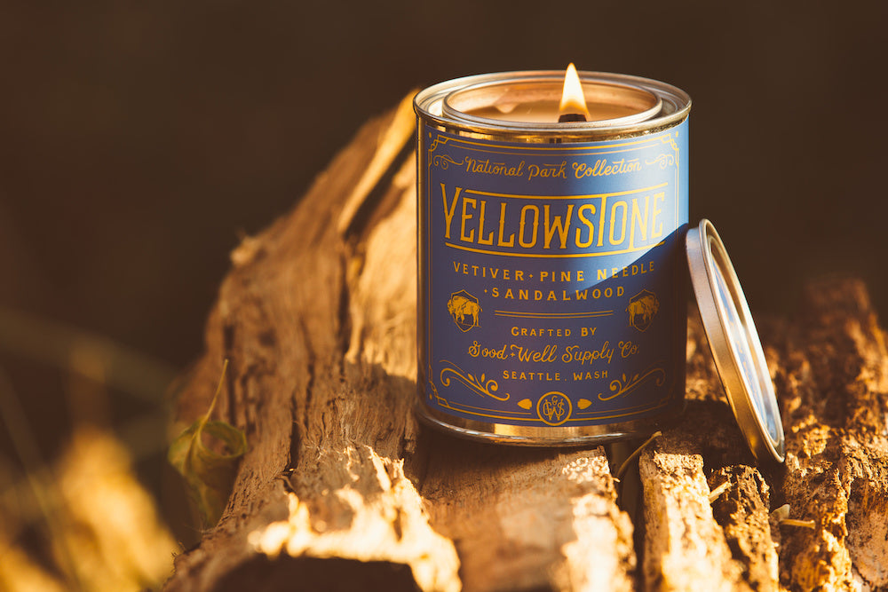 Yellowstone National Park Candle - 1/2 Pint