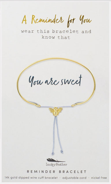 Reminder Bracelet - Gold - Sweet